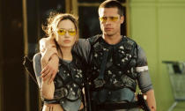 <p>Brad Pitt and Jennifer Aniston were once considered the golden couple but after he appeared in Mr & Mrs Smith with Angelina Jolie their marriage came to an abrupt end. There were problems before the movie but according to both Brad and Angelina they fell in love during the shoot which obviously didn’t leave much room for Jen. </p>