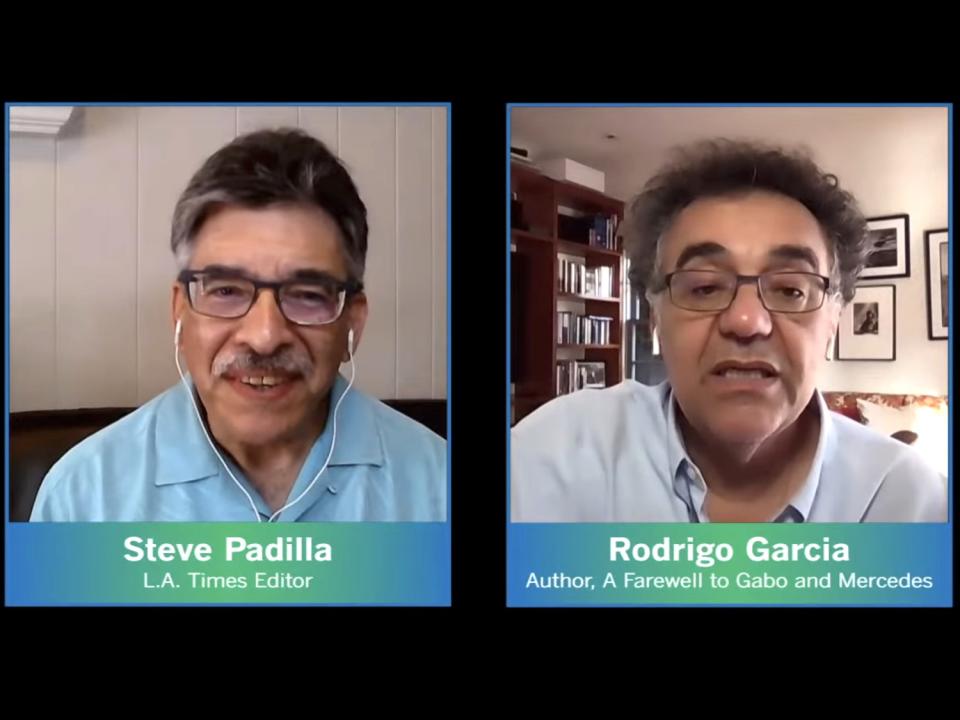 Filmmaker Rodrigo Garcia joined the L.A. Times Book Club on July 29th, 2021in conversation with editor Steve Padilla