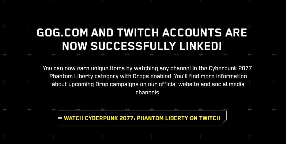 Cyberpunk 2077 Twitch drops