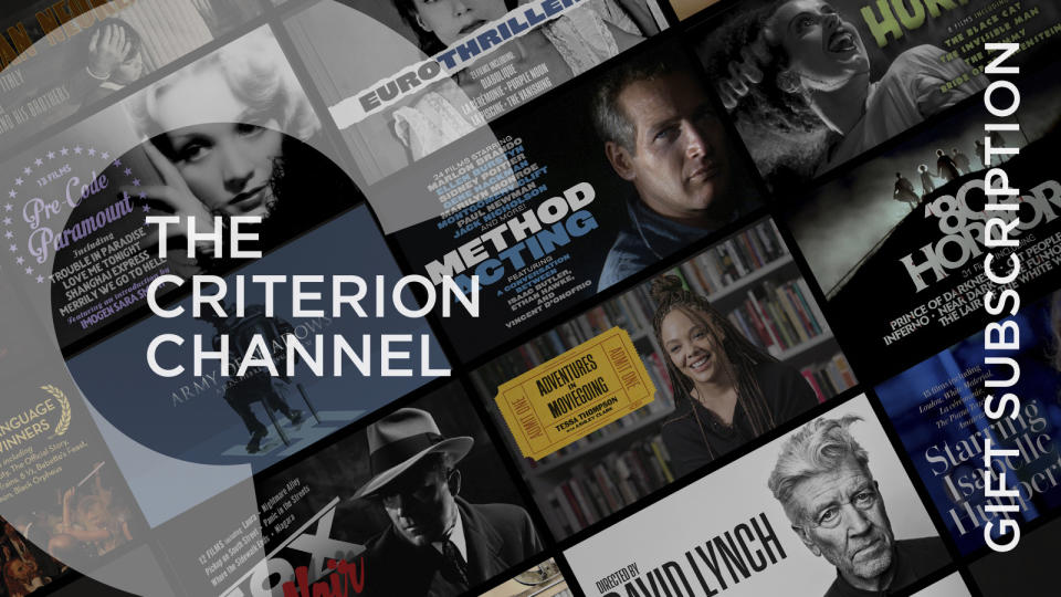 This image provided by cineticmedia.com shows various programmes on offer as a subscription to the Criterion Chanel. Streaming options can be a treacherous place for classic and indie film fans, but thankfully the Criterion Channel is still going strong with thoughtfully curated selections every month. (Cineticmedia.com via AP)