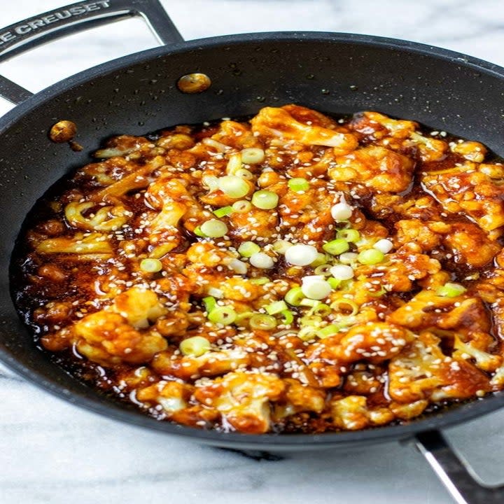 The cauliflower shows off its versatility in this sweet and sour recipe. Serve over grain of your choosing, or devour as-is.Recipe: Sweet and Sour Cauliflower