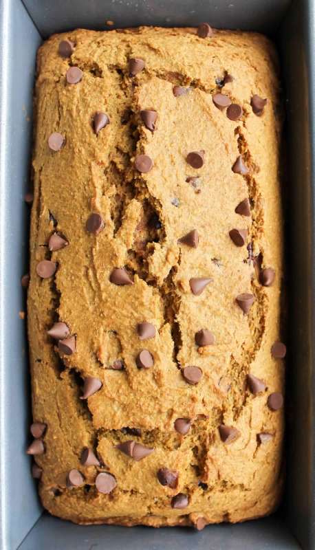 <p>Smile Sandwich</p><p>Whole wheat pumpkin bread with chocolate chips is a delicious lighter version of my favorite fall treat! Perfect for Thanksgiving or Halloween parties. </p><p><strong>Get the recipe: <em><a href="http://smilesandwich.com/2018/10/26/whole-wheat-pumpkin-bread-with-chocolate-chips/" rel="nofollow noopener" target="_blank" data-ylk="slk:Whole Wheat Pumpkin Bread with Chocolate Chips;elm:context_link;itc:0;sec:content-canvas" class="link rapid-noclick-resp">Whole Wheat Pumpkin Bread with Chocolate Chips</a></em></strong></p>