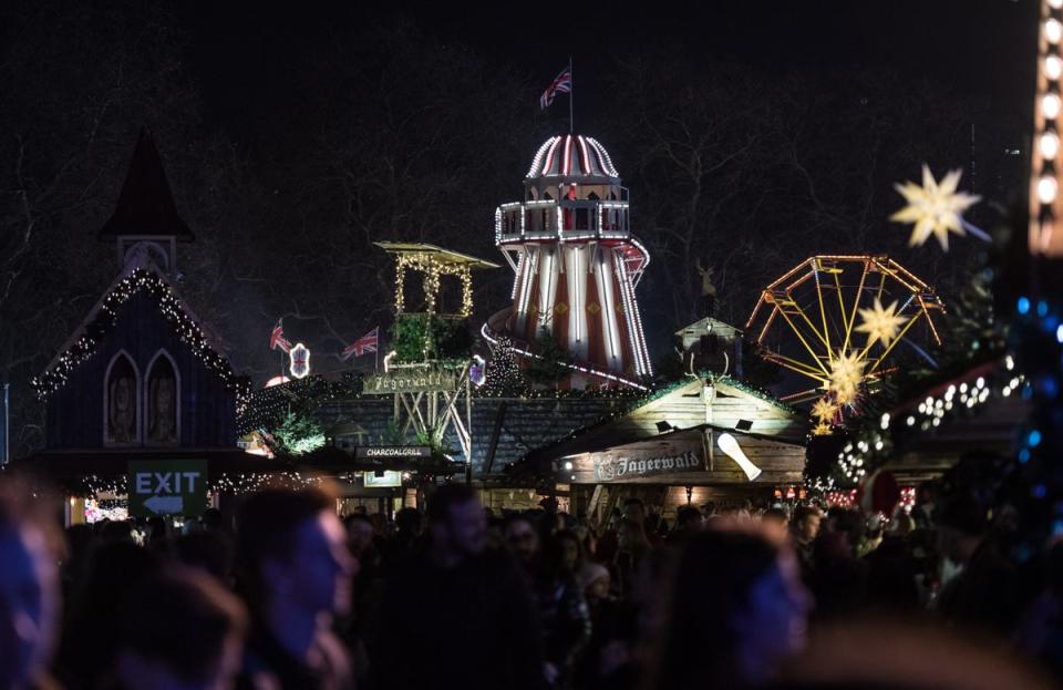 Winter Wonderland at Hyde Park began on November 18, 2022 and ends on January 2, 2023 (Getty Images)