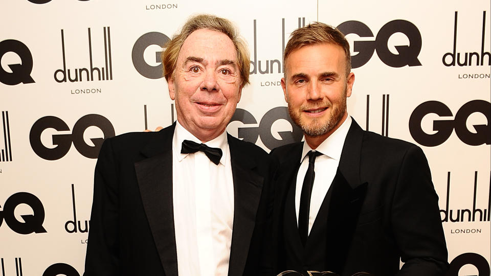 Andrew Lloyd Webber and Gary Barlow worked together on the number one single Sing to mark the Queen's Diamond Jubilee in 2012. (PA/Getty)