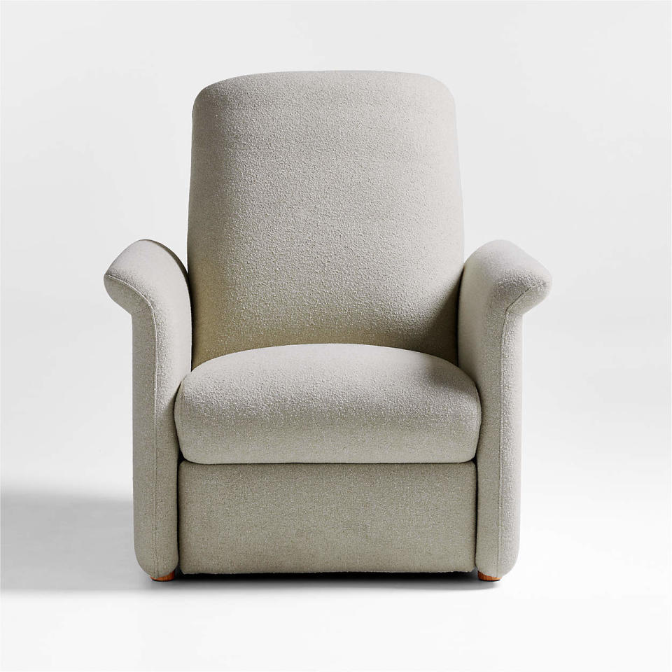 <p><a href="https://go.redirectingat.com?id=74968X1596630&url=https%3A%2F%2Fwww.crateandbarrel.com%2Ftasse-upholstered-reclining-chair%2Fs606864&sref=https%3A%2F%2Fwww.esquire.com%2Flifestyle%2Fg60311736%2Frecliners-for-small-spaces%2F" rel="nofollow noopener" target="_blank" data-ylk="slk:Shop Now;elm:context_link;itc:0;sec:content-canvas" class="link ">Shop Now</a></p><p>Tasse Upholstered Reclining Chair</p><p>crateandbarrel.com</p><p>$1399.00</p>