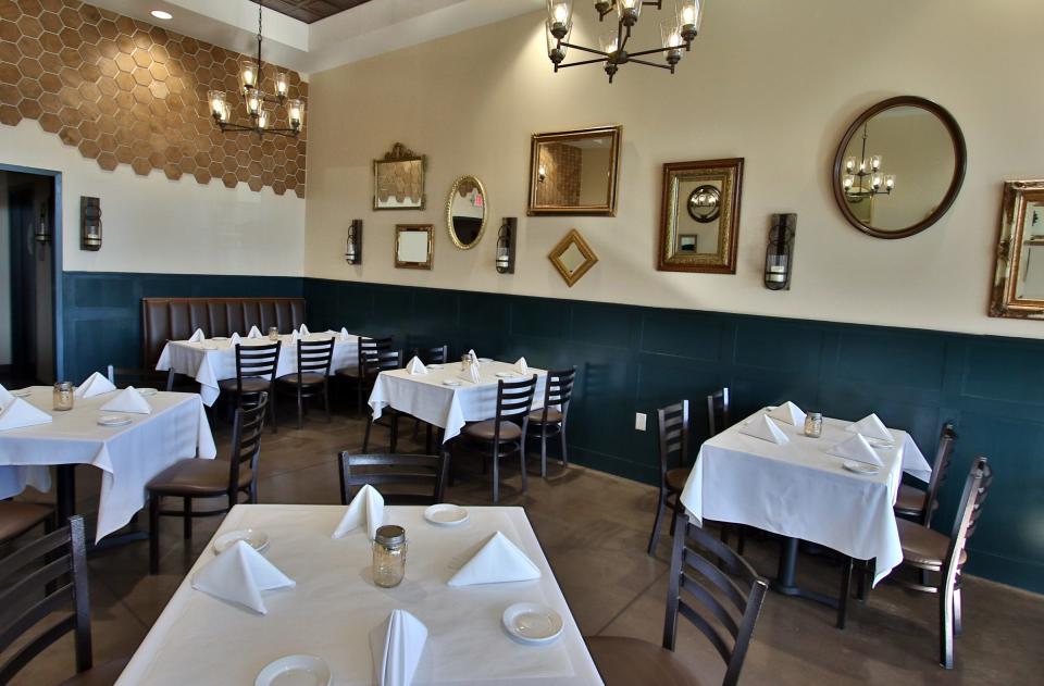 The interior of the Heirloom restaurant on Glenway Street in Belmont Saturday afternoon, Jan. 8, 2022.