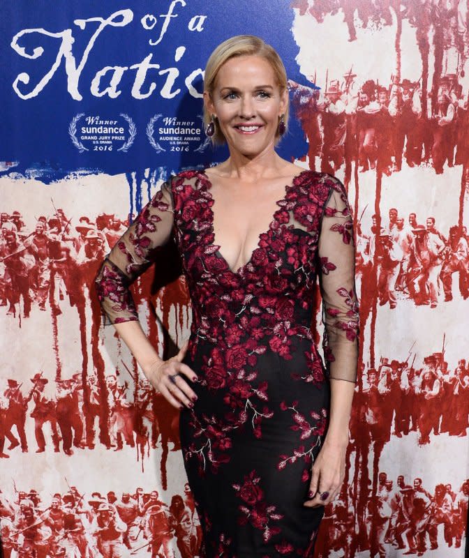 Penelope Ann Miller attends the premiere of the motion picture drama "The Birth of a Nation" at the ArcLight Cinerrama Dome in the Hollywood section of Los Angeles on September 21, 2016. The actor turns 60 on January 13. File Photo by Jim Ruymen/UPI