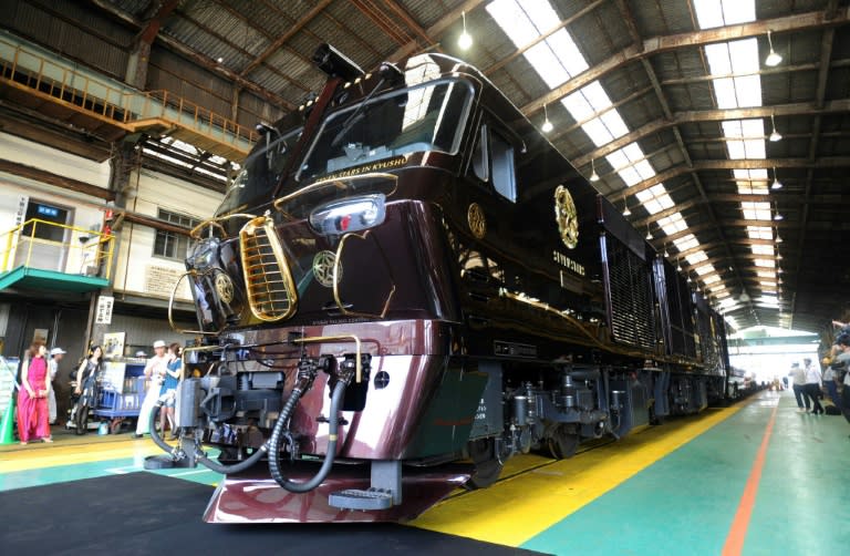 Former state-owned Kyushu unveiled a new super-luxury train "Nanatsuboshi" (Seven Stars) in September, with a four-day, three-night package costing up to 1.13 million yen (11,000 USD) per couple