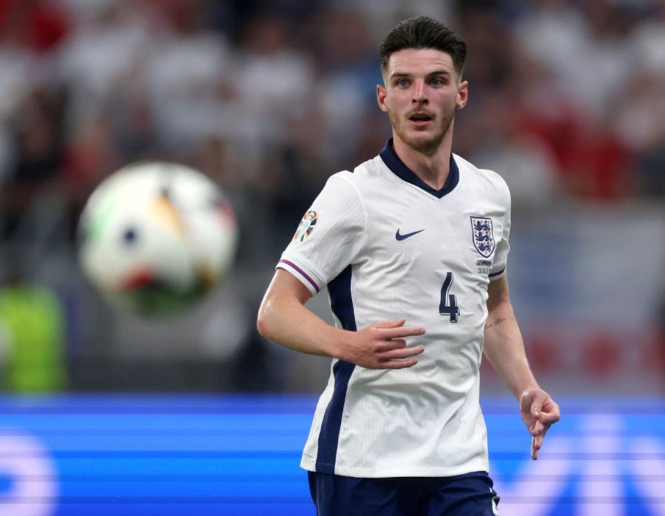 Declan Rice for England (The FA via Getty Images)