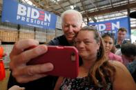 FILE PHOTO: Democratic 2020 U.S. presidential candidate Biden's campaign stop in Londonderry