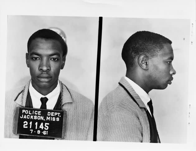 Bell's mugshot from 1961.