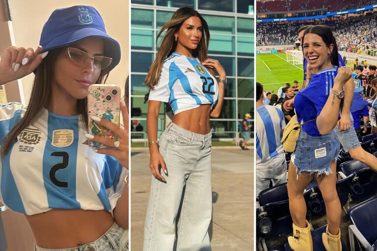 Las mujeres de la selección palpitando la final de la Copa América 2024 (Fotos: Instagram)