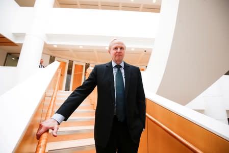 Group Chief Executive of BP Bob Dudley poses for a photograph at the BP International Headquarters in central London