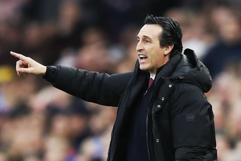 Unai Emery has praised the defensive efforts of his team (Isaac Parkin/PA) (PA Wire)