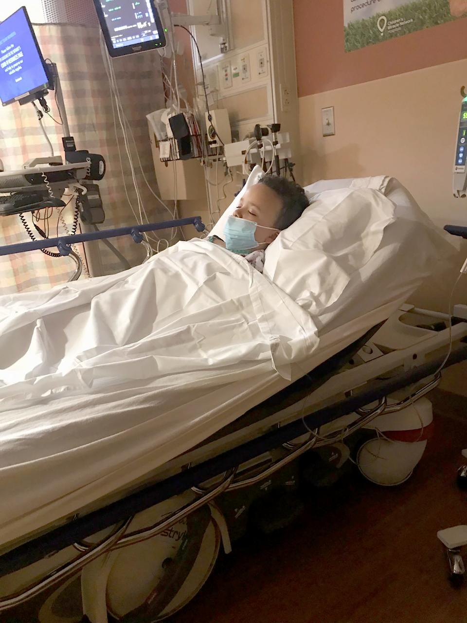 Levi Nobles, 7, of Shelby Township, was among the Michigan children hospitalized earlier in the pandemic with a post-COVID-19 condition called multisystem inflammatory syndrome-children. As of November 2021, it has sickened more than 5,000 U.S. children and killed 48. Levi recovered.