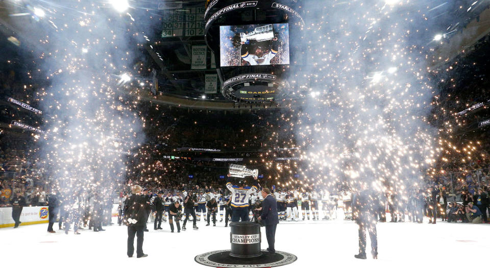 The St. Louis Blues are Stanley Cup champions. That seemed impossible not too long ago. (Getty)