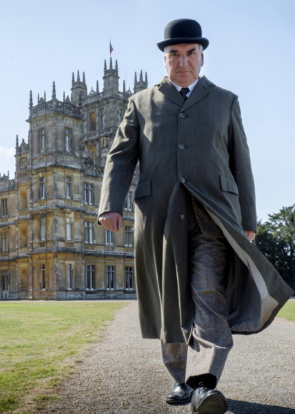 This image released by Focus features shows Jim Carter as Mr. Carson in a scene from "Downton Abbey." The film was nominated for a GLAAD Media Award for outstanding wide release film on Wednesday, Jan. 8, 2020. (Jaap Buitendijk/Focus Features via AP)