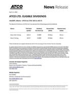 ATCO Q2 2024 Dividend (CNW Group/ATCO Ltd.)