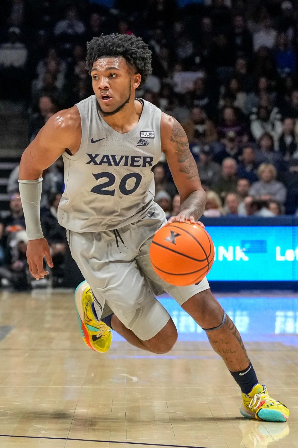 Xavier guard Dayvion McKnight is shooting 44.4% from 3-point range over the last 20 games and is top-10 in the nation in assist-to-turnover ratio.