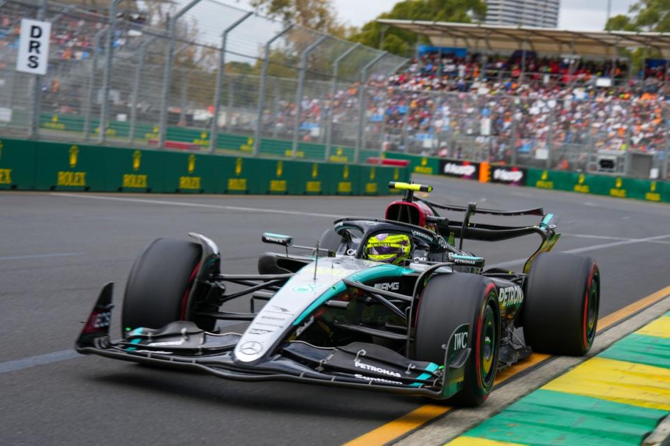 Hamilton is not a fan of his Mercedes car (Asanka Brendon Ratnayake/AP) (AP)