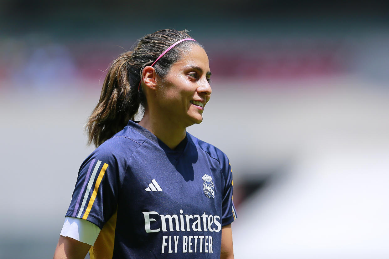 Kenti Robles comparte la capitanía del Rel Madrid Femenino y suma una carrera llena de logros en España. (Photo by Mauricio Salas/Jam Media/Getty Images)