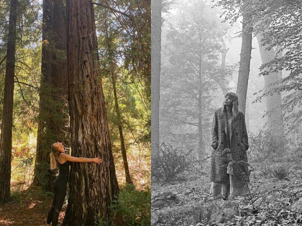 karlie kloss taylor swift forest instagram photos