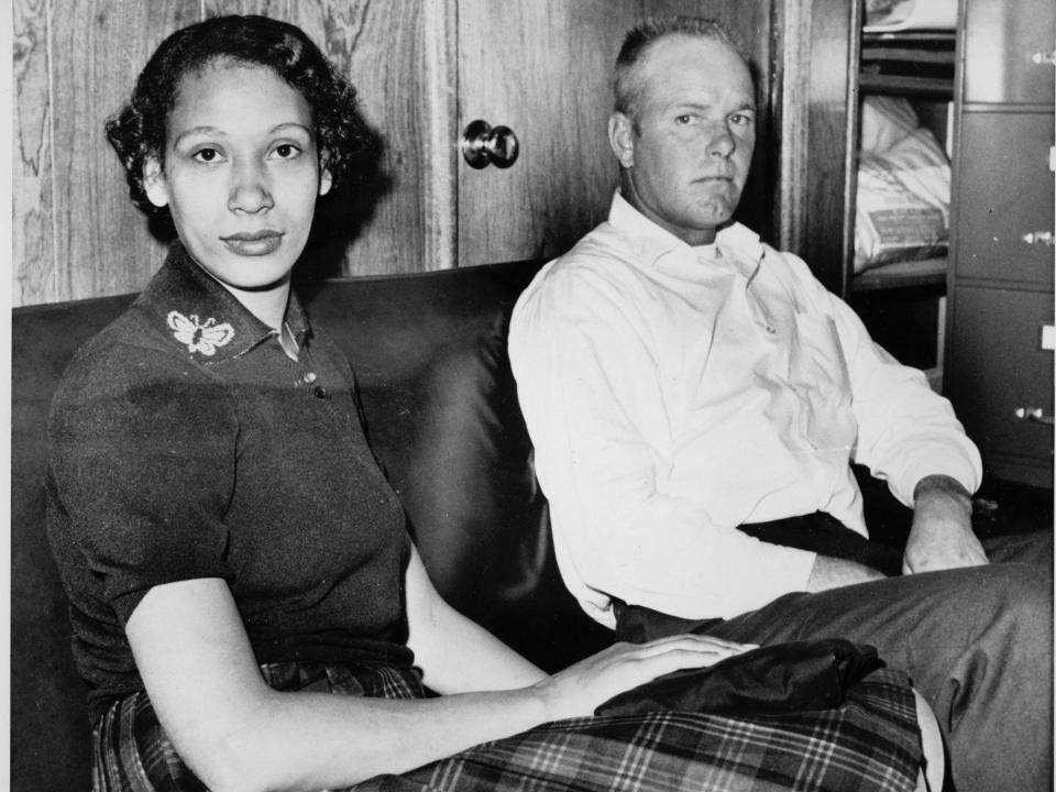 Richard P. Loving and wife Mildred in 1965.