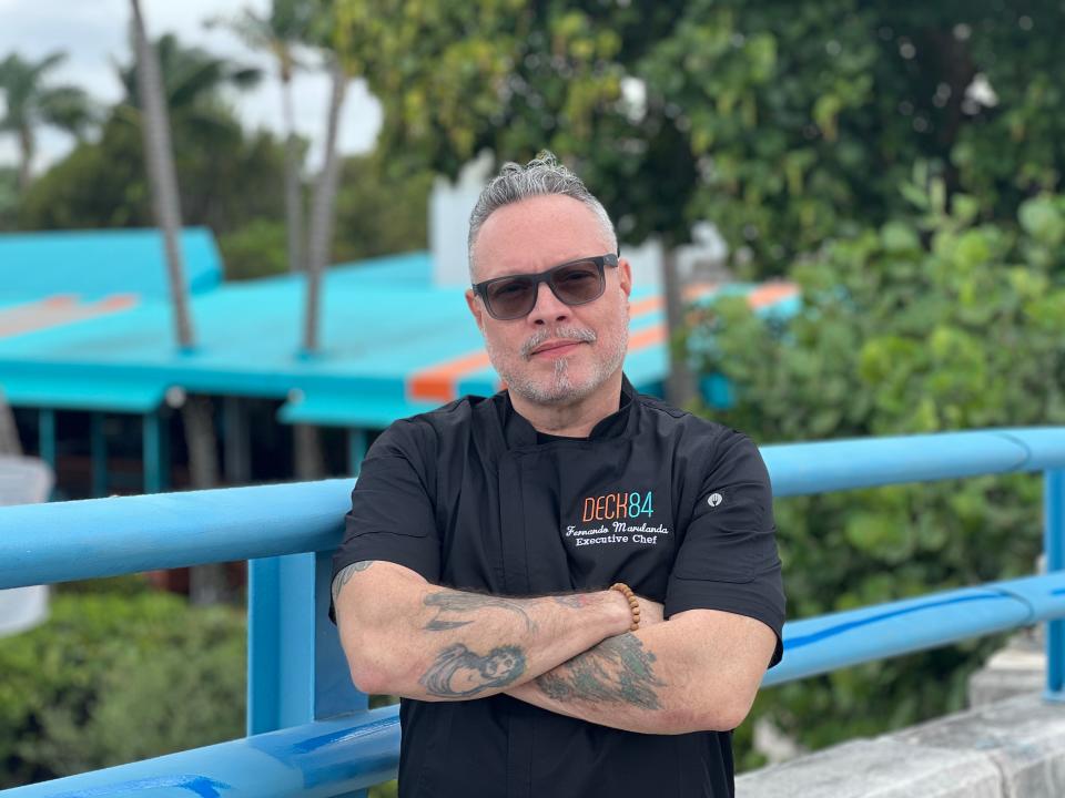 Deck 84's new executive chef is Fernando Marulanda. He brings extensive fine-dining experience to the casual waterfront restaurant in Delray Beach.