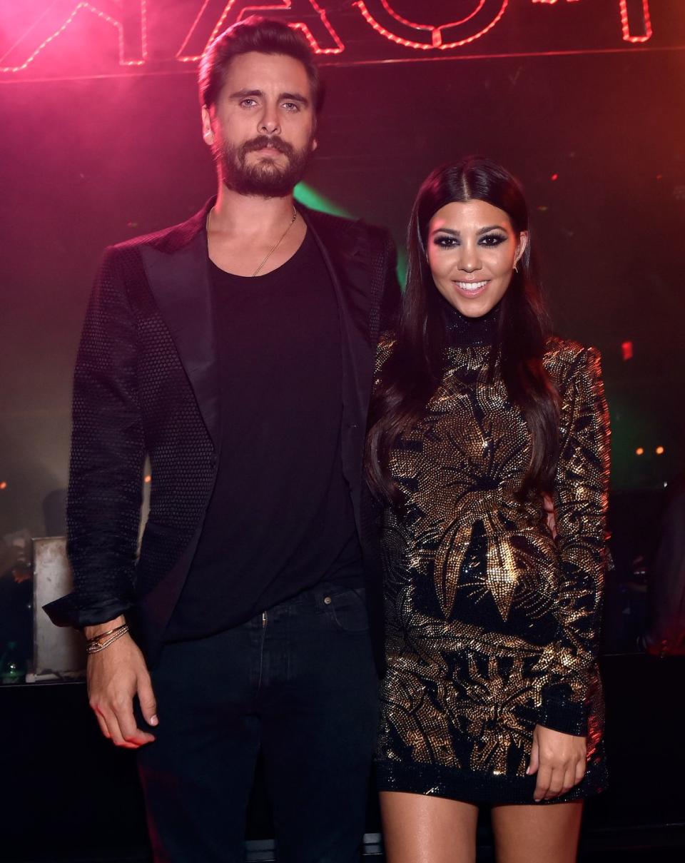 Kourtney Kardashian and Scott Disick