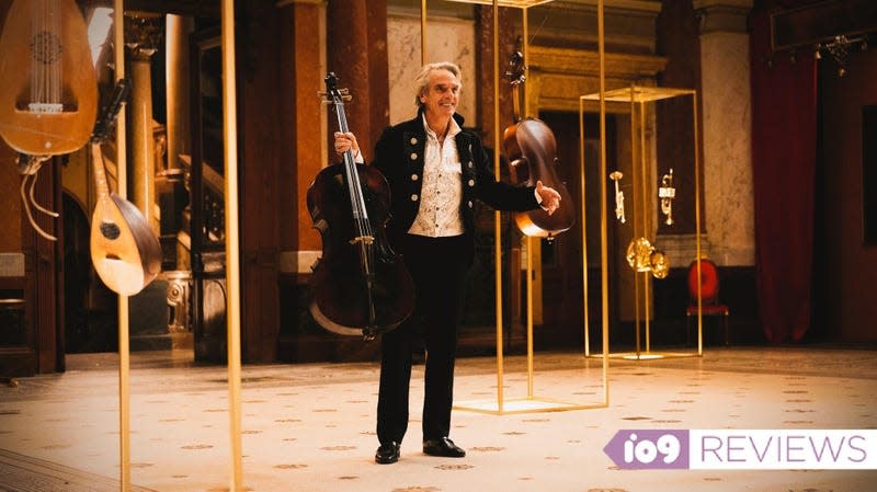 Francesco (Jeremy Irons) with his Cello in a scene from The Cello