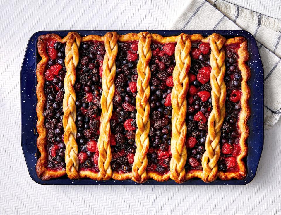 Mixed Berry Slab Pie