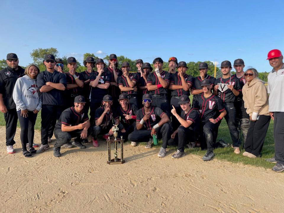 The Vineland High School baseball team won the Cape-Atlantic League Tournament championship with an 11-3 victory over Buena on Friday, May 19, 2023.