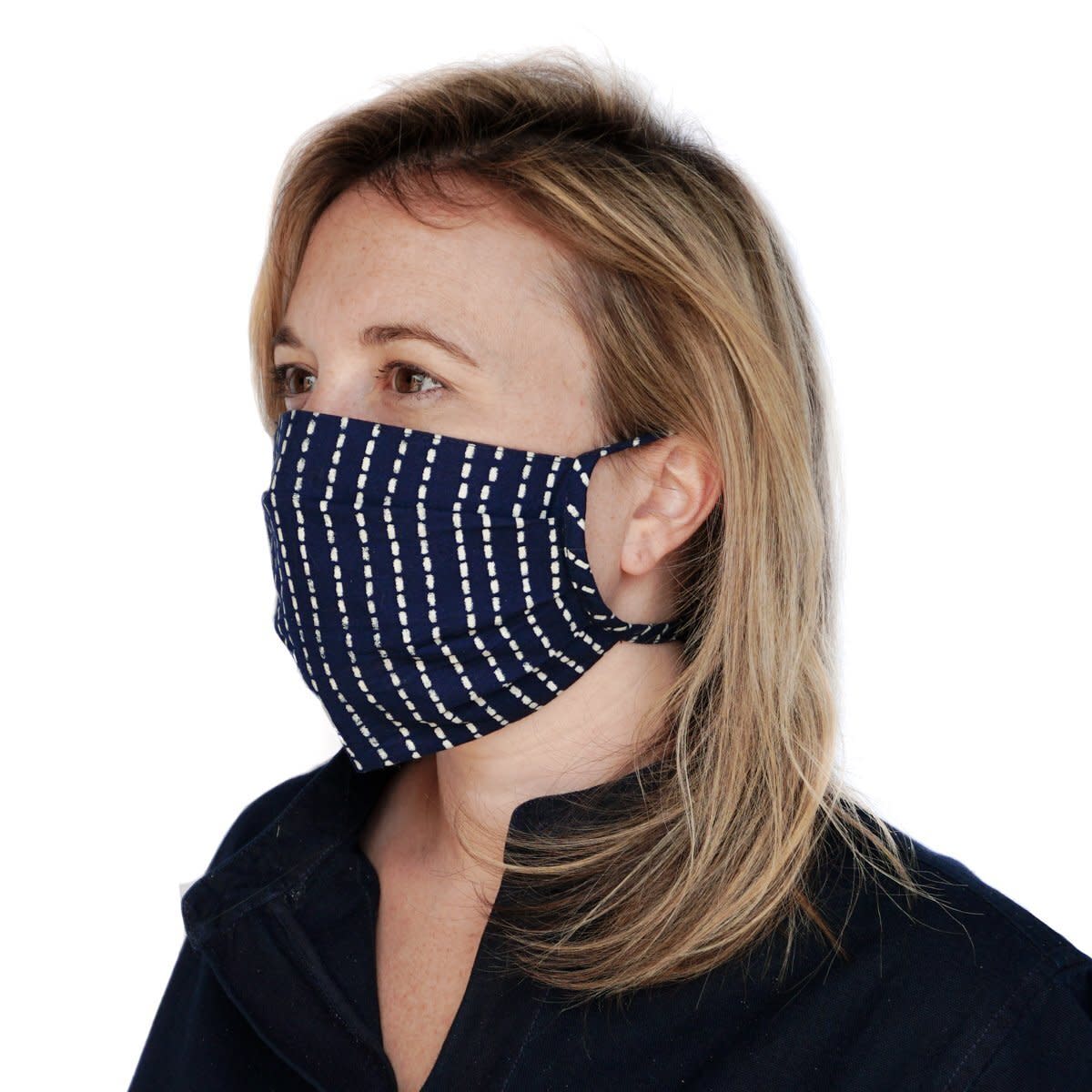 This accordion-folded mask is made of two layers of 100% woven cotton and has an embedded copper nose band that helps reduce eyewear fogging. A built-in pocket lets you add your own filter.<br /><a href="https://rendallco.com/products/sentry?variant=33220960977036" target="_blank" rel="noopener noreferrer"><strong><br />Get the Sentry face mask for $19</strong></a>