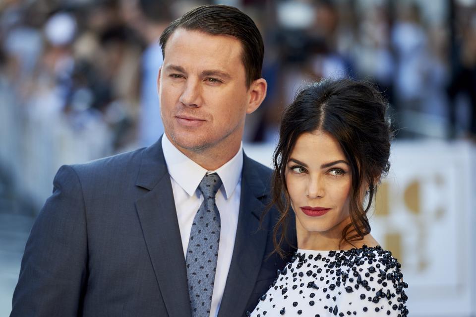 Channing Tatum and Jenna Dewan in London in 2015.