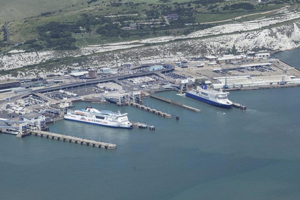 Action stations: Dover is expected to be extremely busy as travellers race to get home before quarantine takes effect: Port of Dover