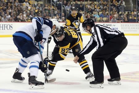 NHL: Winnipeg Jets at Pittsburgh Penguins