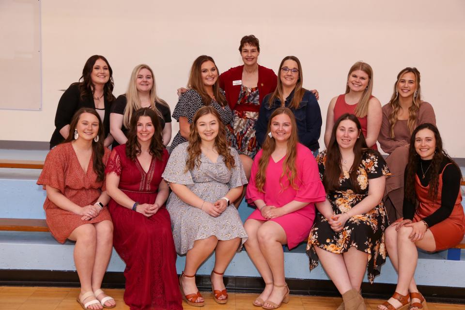 Twelve students were pinned by individuals who impacted their lives and/or nursing education while at Lake Region State College.