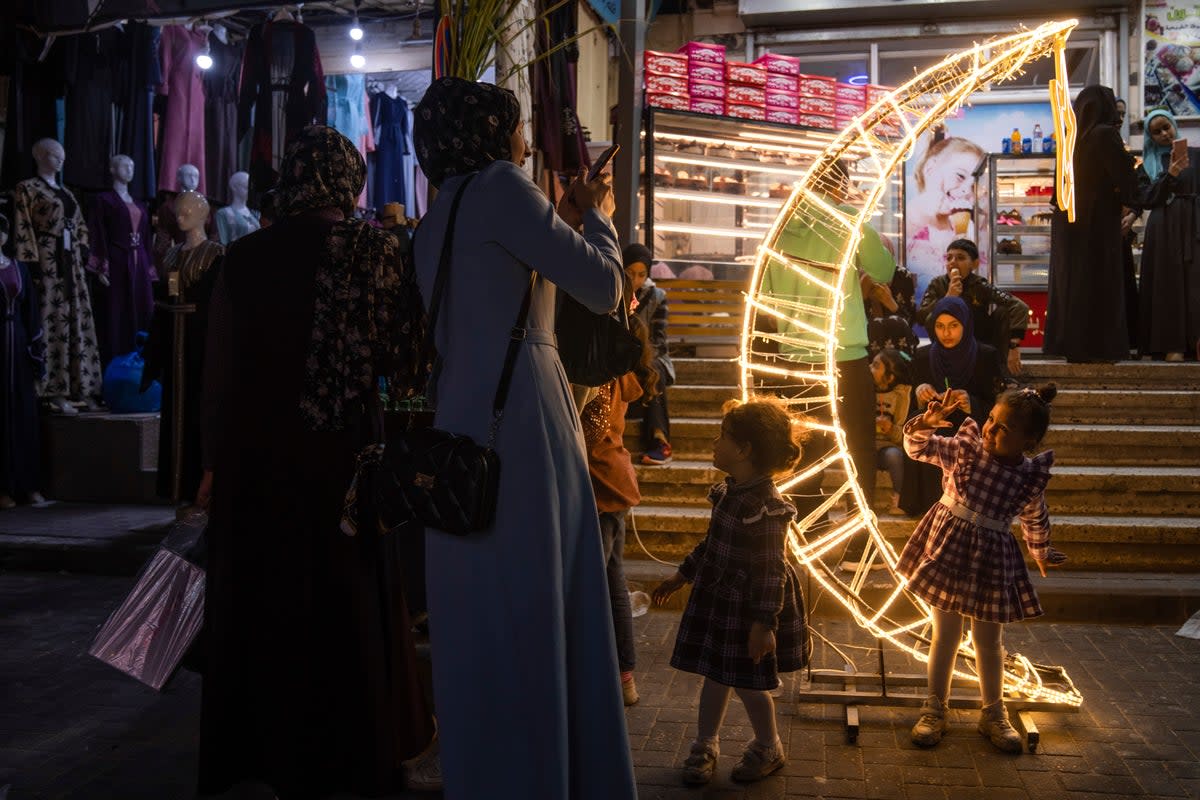 APTOPIX Palestinians Ramadan (Copyright 2023, The Associated Press. All rights reserved)