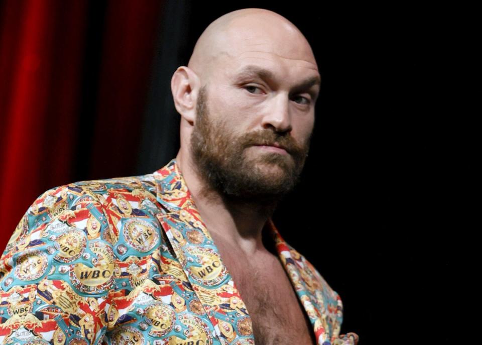 Tyson Fury at MGM Grand Garden Arena on October 6, 2021