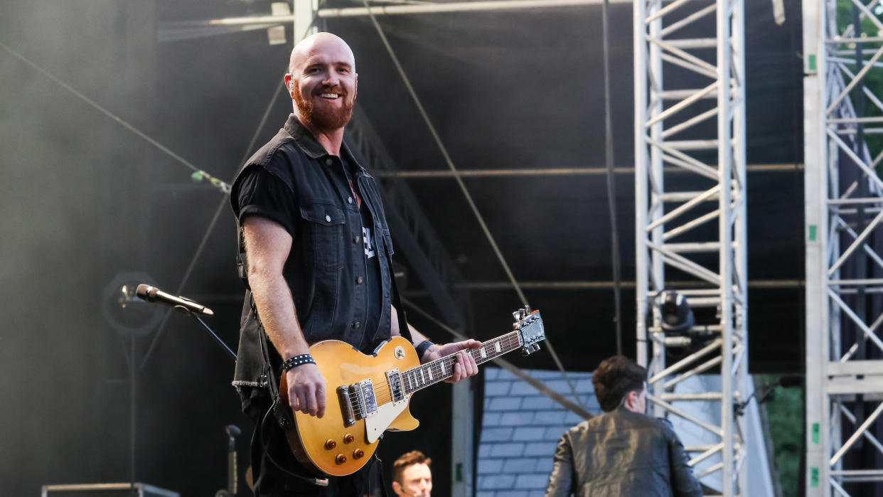  Mark Sheehan guitarist with The Script 