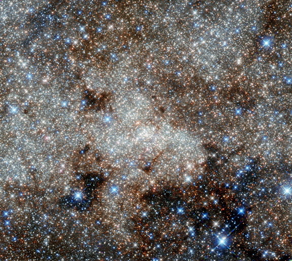 This imageshows the star-studded center of the Milky Way towards the constellation of Sagittarius. Image released Oct. 7, 2013.