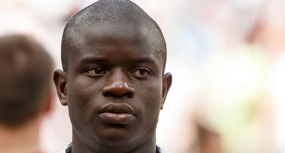 Primer plano del mediocampista francés N’golo Kanté(Créditos:Getty Images)