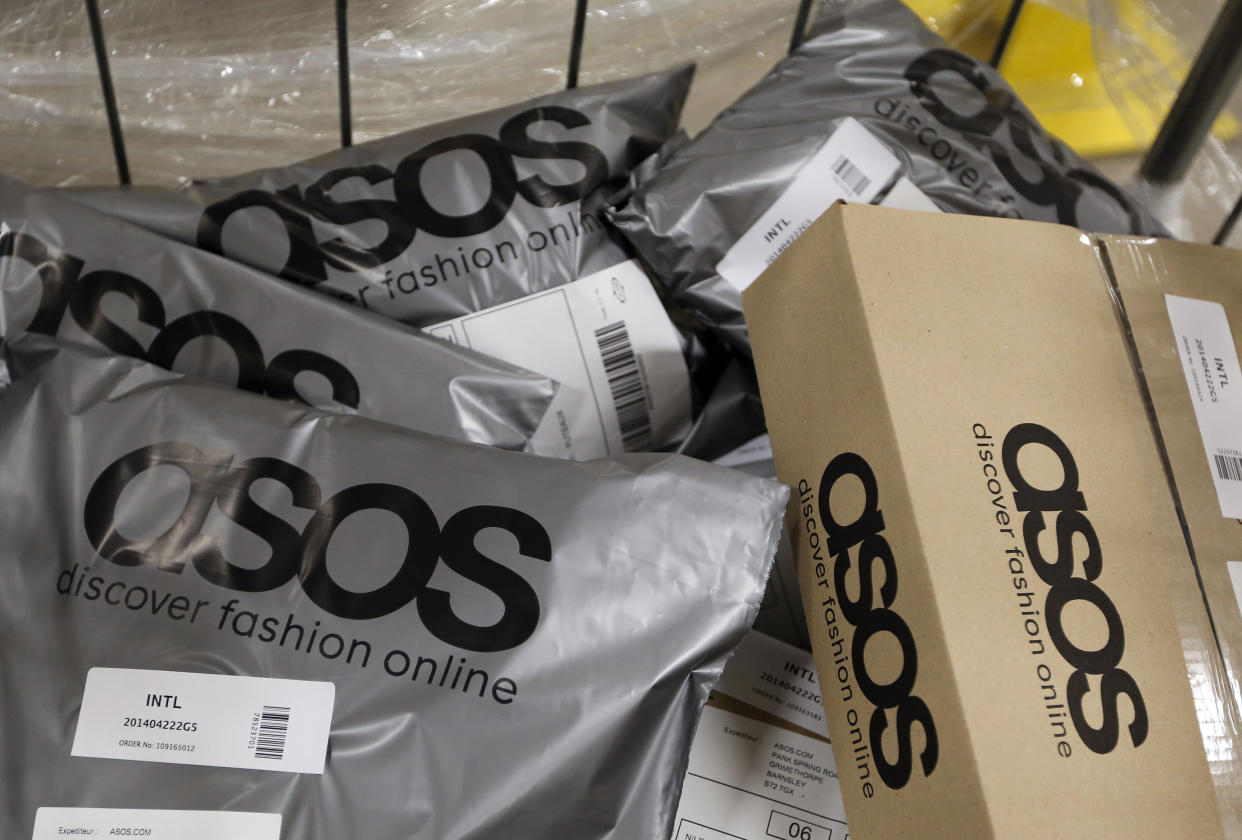 Shares in online retailer Asos took a sharp fall on Monday. Photo: Chris Ratcliffe/Getty Images