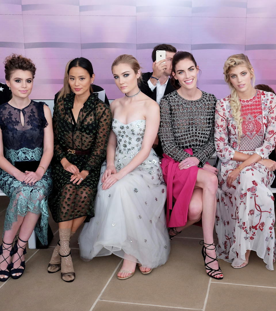 Sami Gayle, Jamie Chung, Skyler Samuels, Hilary Rhoda, Devon Windsor, Rachel Hilbert, and Cara Santana