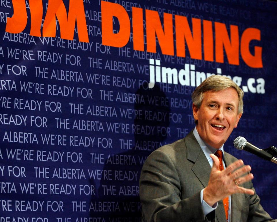 Jim Dinning says he won’t be running to replace Alison Redford in the upcoming Progressive Conservative leadership race.