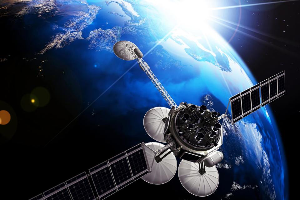 Take-off: Satellite firm Inmarsat was boosted by demand for in-flight WiFi: Rex Features