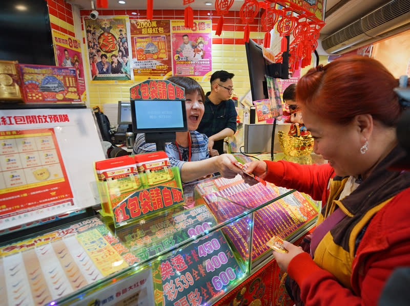 台灣彩券行。（中央社資料照）