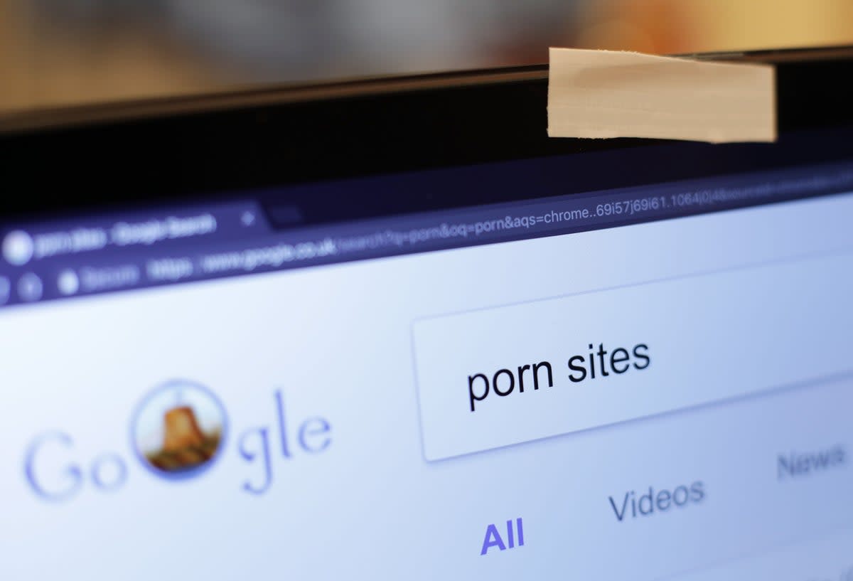 A Google search for porn  (PA Archive)