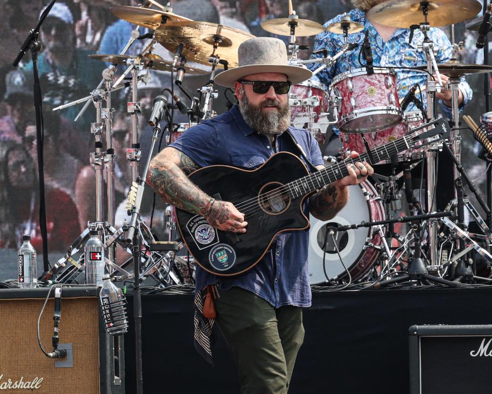 Zac Brown Band kicked off the second day of racing for Hy-Vee IndyCar Race Weekend at the Iowa Speedway on Sunday, July 23, 2023.