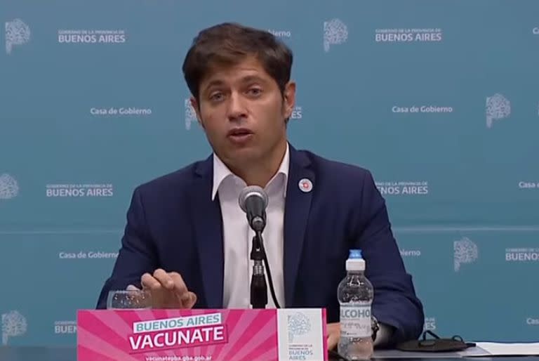 Conferencia de prensa de Axel Kicillof por la nuevas medidas para la provincia de Buenos Aires